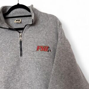Vintage FSU Florida State University Seminoles quarter zip fleece sweatshirt